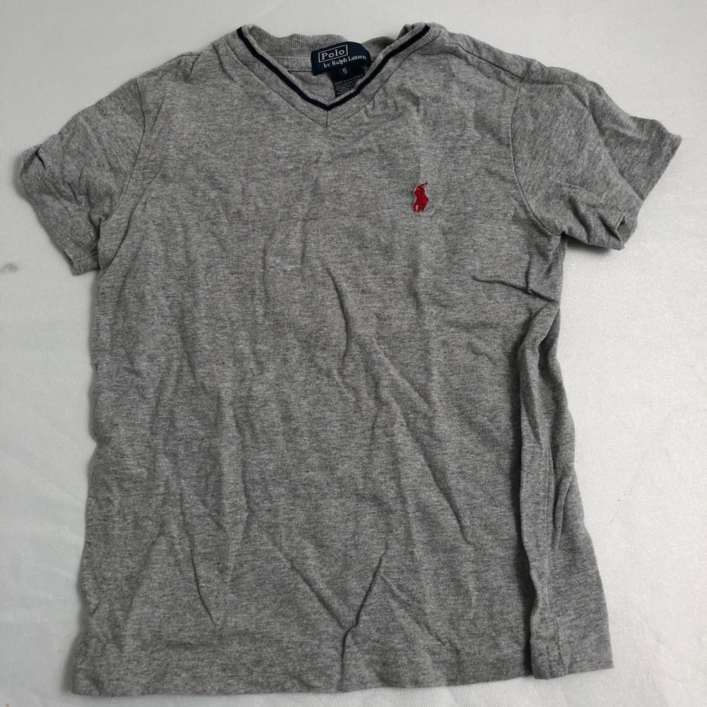 Ralph Lauren Polo gray logo short sleeve t-shirt
